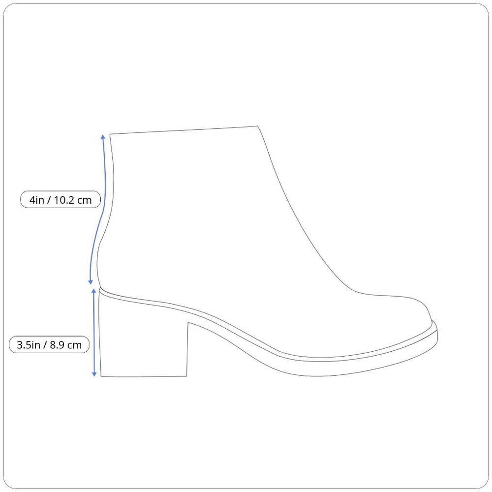 Fergalicious Women’s Taupe Zip Closure Heeled Weever Ankle Booties Size 7.5M - Picture 10 of 10